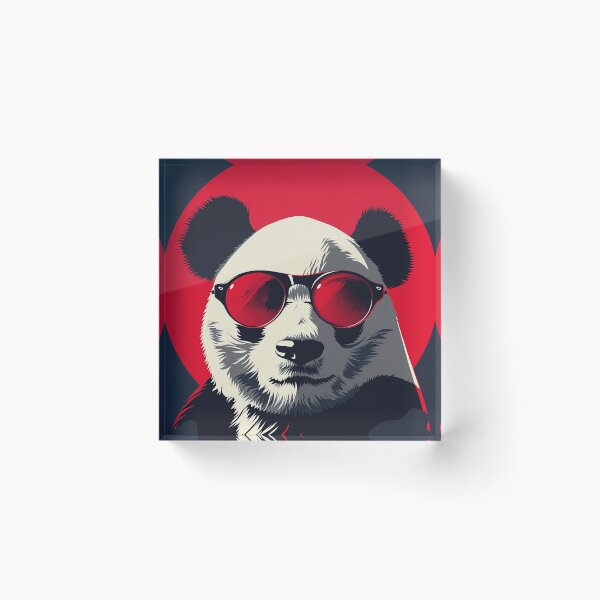 Item preview, Panda im Retro-Stil – Cool & Minimalistisch designed and sold by djovan.