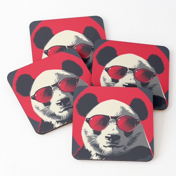 Item preview, Panda im Retro-Stil – Cool & Minimalistisch designed and sold by djovan.