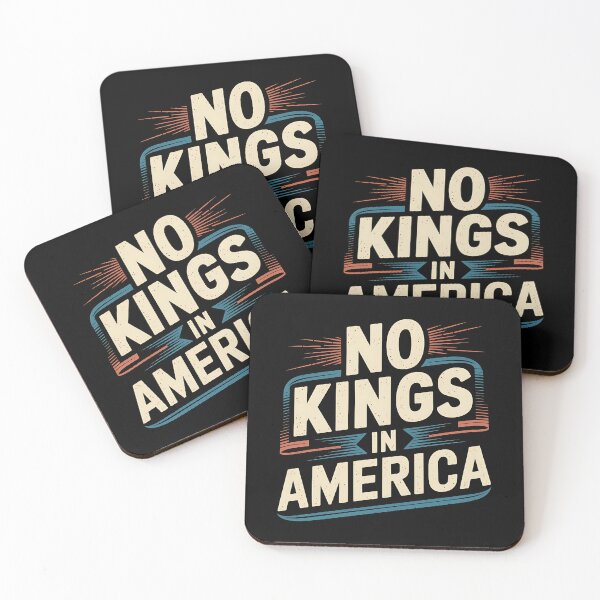 Item preview, No Kings In America - This bold gift is perfect for free thinkers, patriots, and defenders of democracy who want to express their values and opposition to monarchy. designed and sold by ZyziowskyArt.