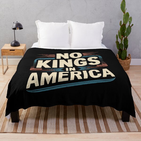 Item preview, No Kings In America - This bold gift is perfect for free thinkers, patriots, and defenders of democracy who want to express their values and opposition to monarchy. designed and sold by ZyziowskyArt.