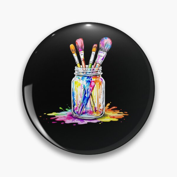 Item preview,  Modern Trendy colourful paint brushes in a jar designed and sold by SOUFIANE1991.