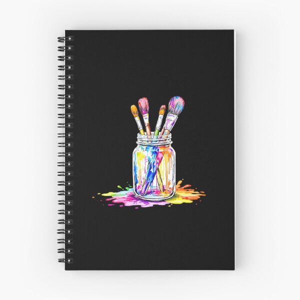 Item preview,  Modern Trendy colourful paint brushes in a jar designed and sold by SOUFIANE1991.