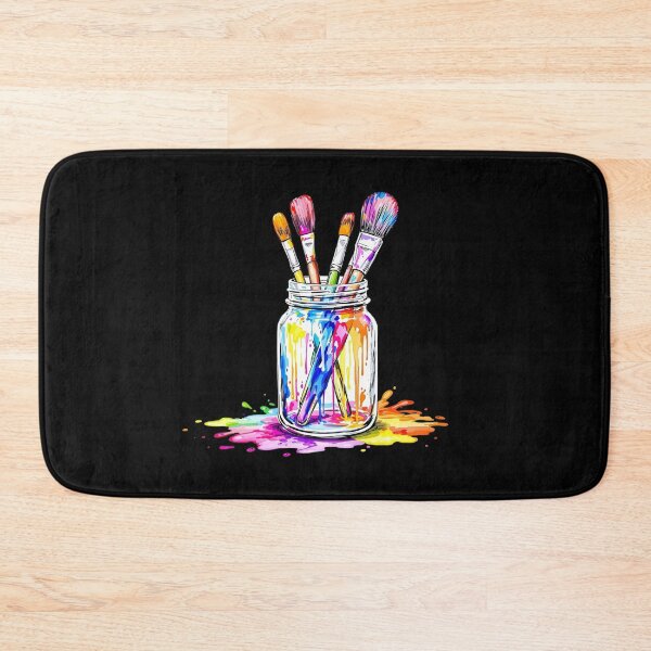 Item preview,  Modern Trendy colourful paint brushes in a jar designed and sold by SOUFIANE1991.