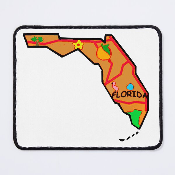 Item preview, Florida Tourist Map designed and sold by Havocgirl.