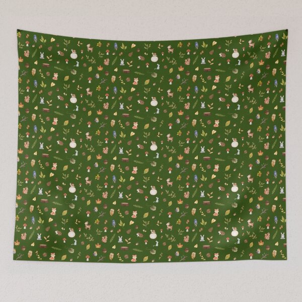 Item preview, English Countryside Cottagecore Animal Woodlands  designed and sold by hannah01789.