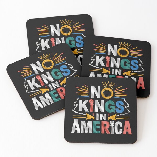 Item preview, No Kings In America - This bold gift is perfect for free thinkers, patriots, and defenders of democracy who want to express their values and opposition to monarchy. designed and sold by ZyziowskyArt.