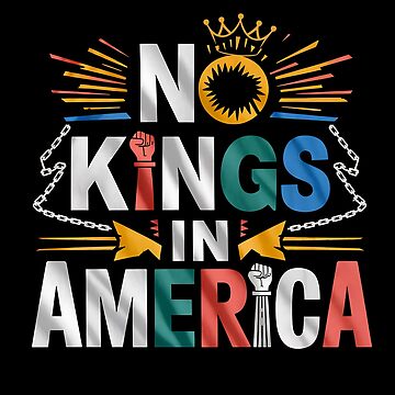 Vorschaubild zum Design Keine Könige in Amerika – Dieses mutige Geschenk ist perfekt für Freidenker, Patrioten und Verteidiger der Demokratie, die ihre Werte und ihren Widerstand gegen die Monarchie zum Ausdruck bringen möchten. von ZyziowskyArt