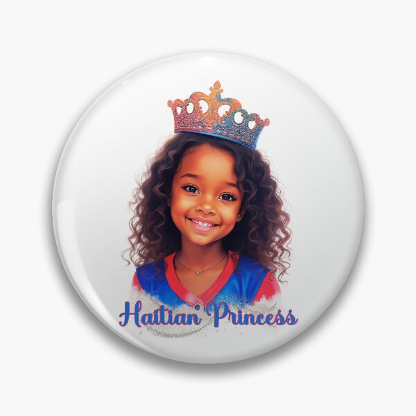 Item preview, Haitian Princess: Beautiful Crowned Girl In Haitian Colors designed and sold by elynne9.