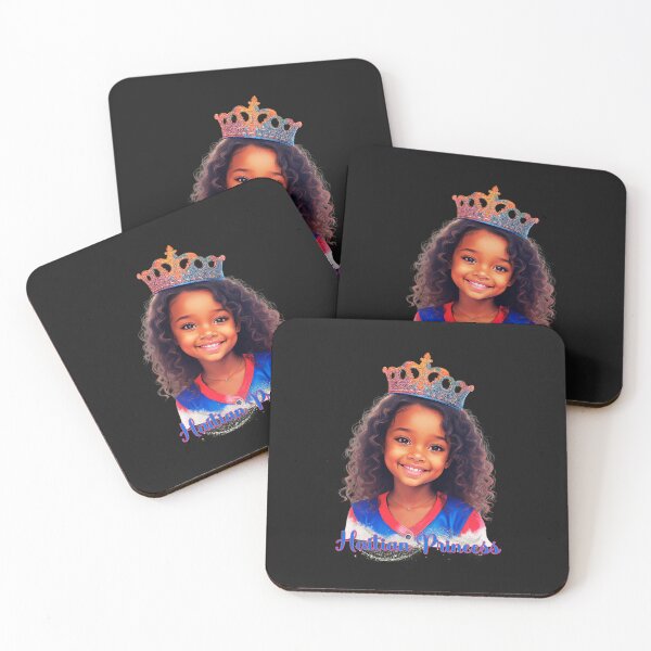 Item preview, Haitian Princess: Beautiful Crowned Girl In Haitian Colors  designed and sold by elynne9.