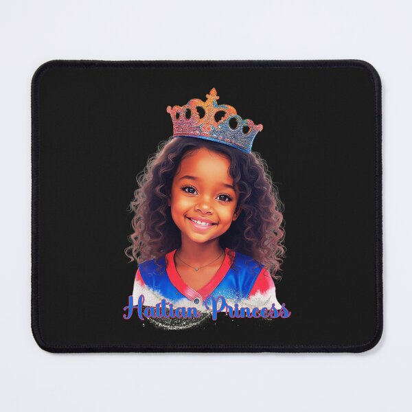 Item preview, Haitian Princess: Beautiful Crowned Girl In Haitian Colors designed and sold by elynne9.