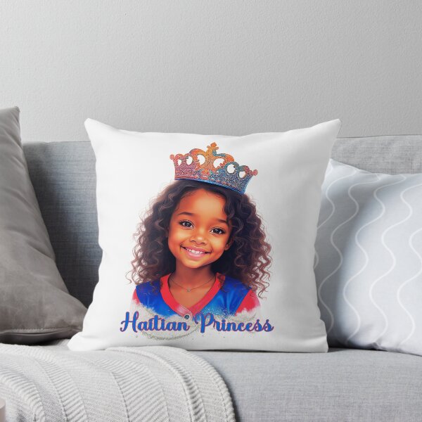 Item preview, Haitian Princess: Beautiful Crowned Girl In Haitian Colors designed and sold by elynne9.