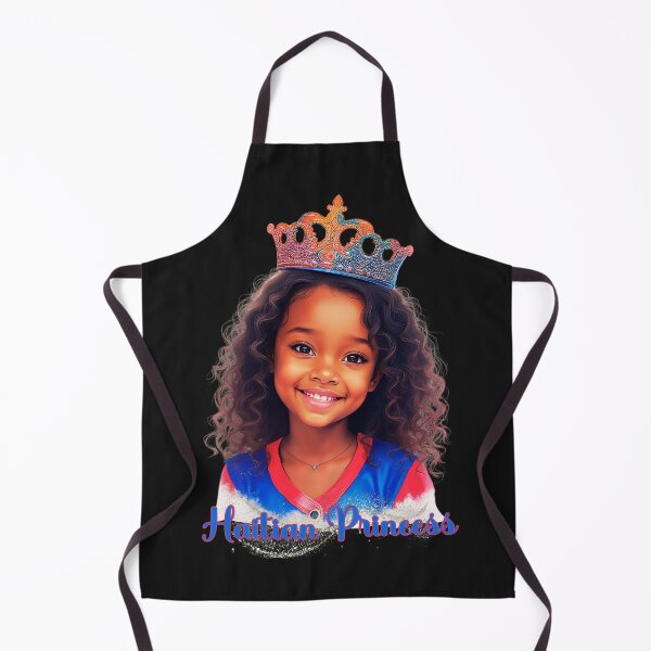 Item preview, Haitian Princess: Beautiful Crowned Girl In Haitian Colors designed and sold by elynne9.