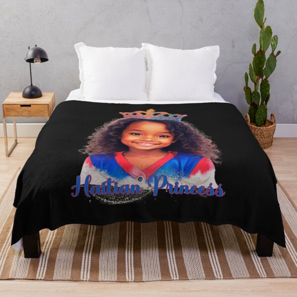 Item preview, Haitian Princess: Beautiful Crowned Girl In Haitian Colors designed and sold by elynne9.