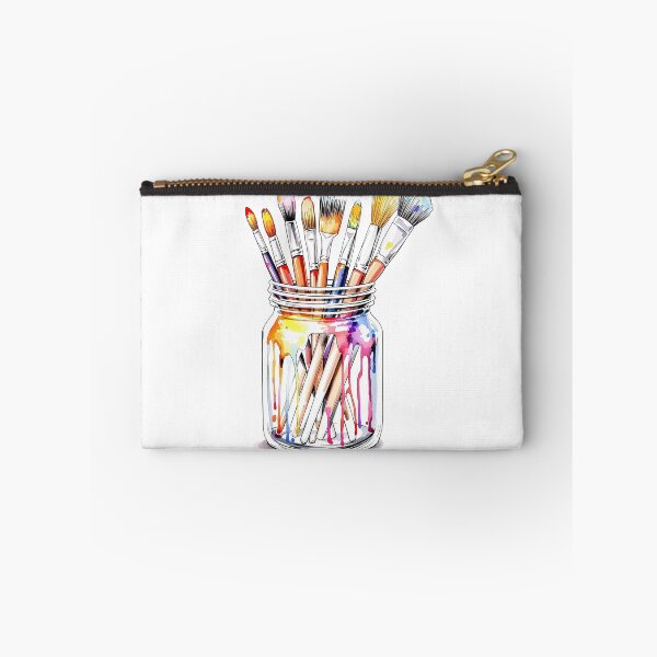 Item preview, Modern Trendy colourful paint brushes in a jar designed and sold by SOUFIANE1991.