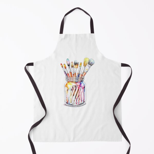 Item preview, Modern Trendy colourful paint brushes in a jar designed and sold by SOUFIANE1991.
