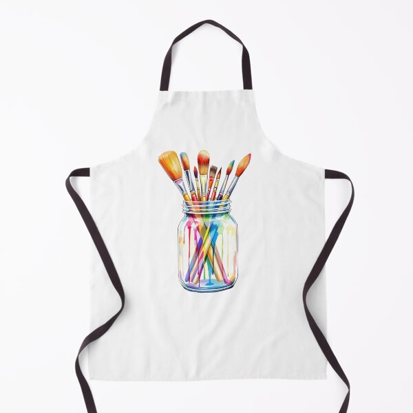 Item preview, Modern Trendy colourful paint brushes in a jar designed and sold by SOUFIANE1991.
