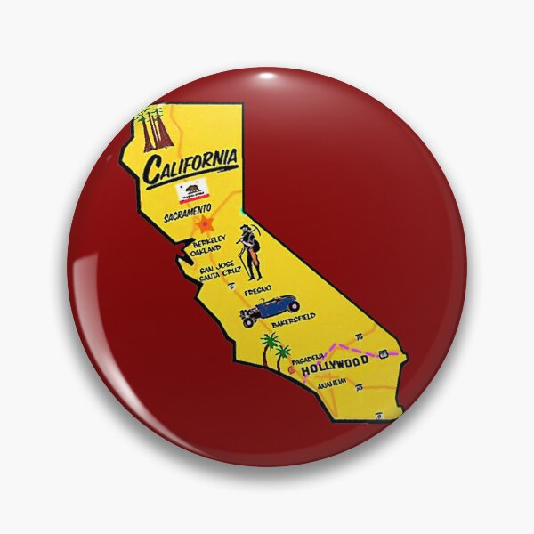 Item preview, California Tourist Map designed and sold by Havocgirl.