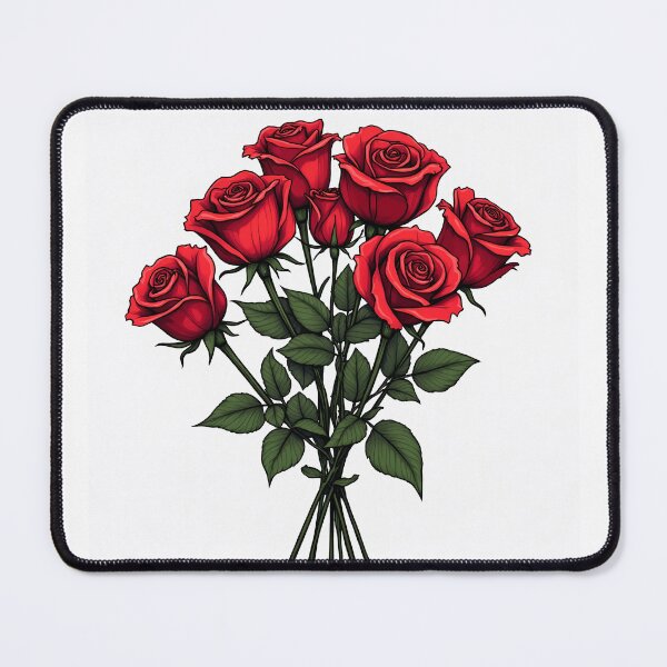Item preview, passionate love, red roses designed and sold by SenseBox.