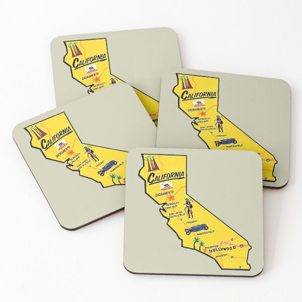 Item preview, California Tourist Map designed and sold by Havocgirl.