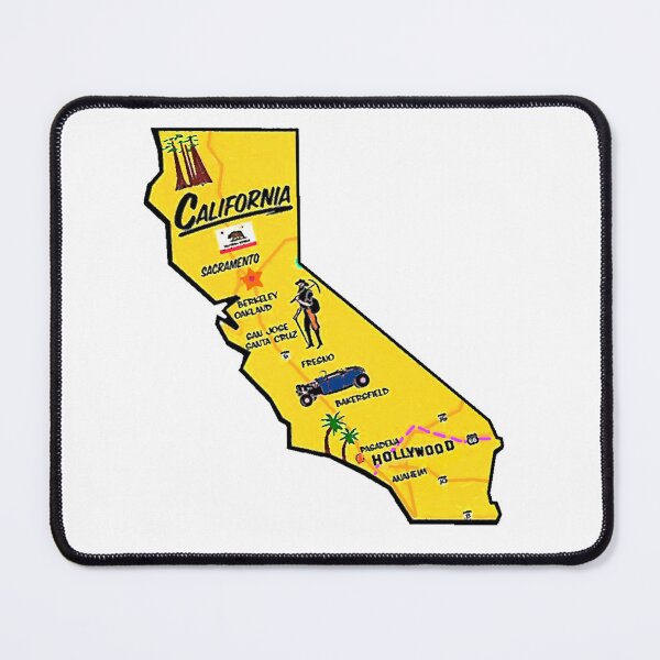 Item preview, California Tourist Map designed and sold by Havocgirl.