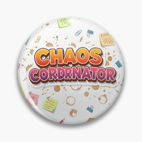 Item preview, Bold Typography 'Chaos Coordinator' with Playful Office Theme designed and sold by Hooodify.