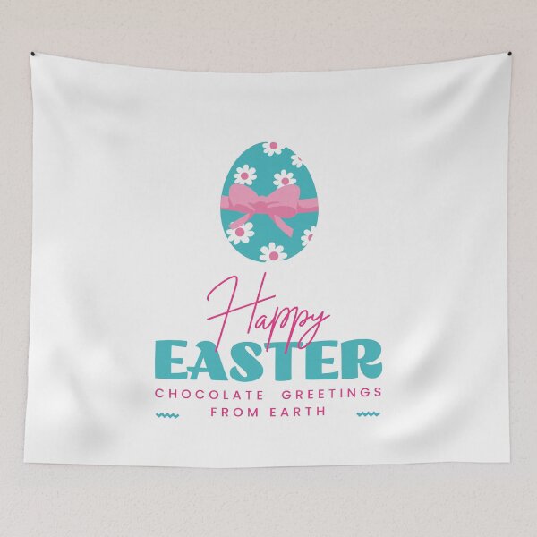 Item preview, Happy Easter. Chocolate Greetings from Earth, Unique designed and sold by villacreativa.