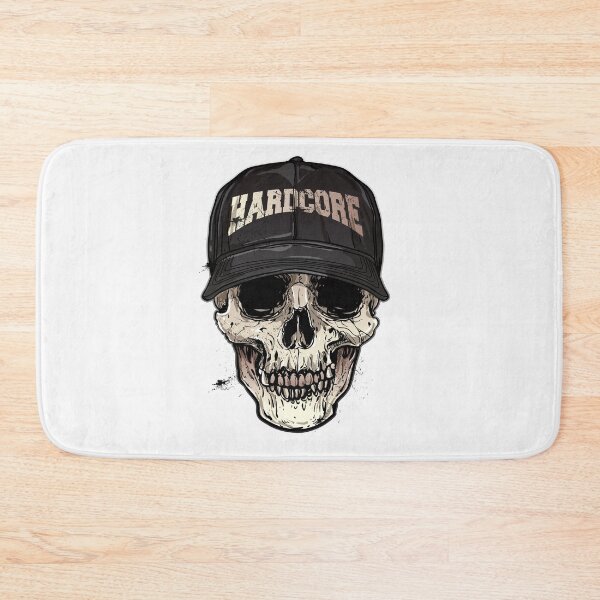 Item preview, Hardcore skull |  punk skull wearing a hardcore hat designed and sold by paulo silveira.