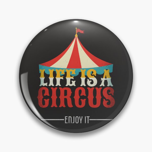Item preview, Life Is A Circus Shirt, Vintage Carnival Tee, Fun Circus Tent Graphic, Retro Clown Aesthetic, Whimsical Festival Gift designed and sold by Gawii.