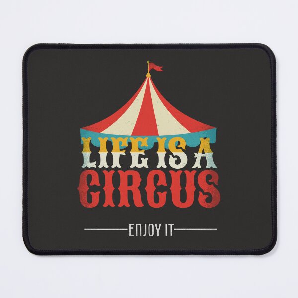 Item preview, Life Is A Circus Shirt, Vintage Carnival Tee, Fun Circus Tent Graphic, Retro Clown Aesthetic, Whimsical Festival Gift designed and sold by Gawii.