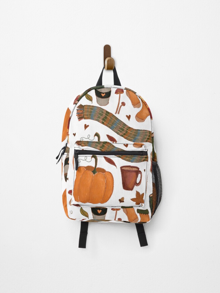 Thumbnail 1 of 3, Backpack, Autumn Fall  designed and sold by Riddlestiltskin.
