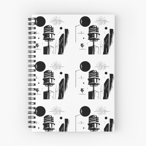 Item preview, Black White Geometric Landscapes Forms Space Exploration Visions designed and sold by ART ATTACK ZONE.