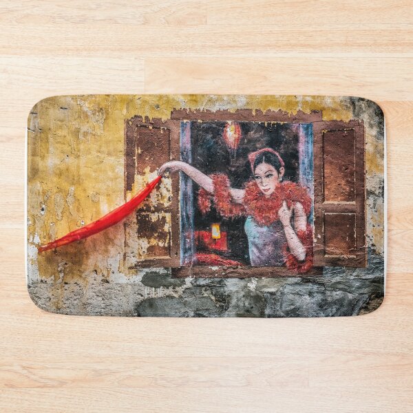 Item preview, Lady with Red Scarf designed and sold by David Bowman.