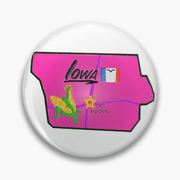 Item preview, Iowa Tourist Map designed and sold by Havocgirl.