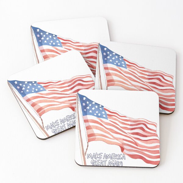 Item preview, Make America Great Again – Watercolor Flag designed and sold by HonkyTonk2025.