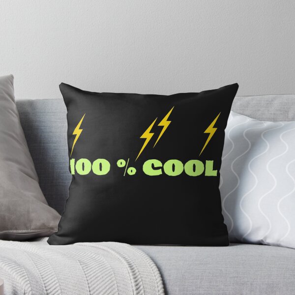Aperçu de l'œuvre « 100 % cool – Design minimaliste en forme d'éclair » créée et vendue par likeforcode.