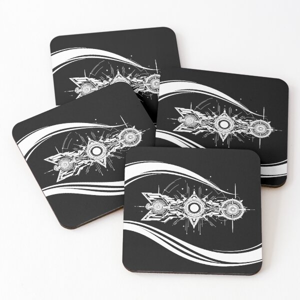 Item preview, Black White Stars Landscapes Forms Space Exploration Visions designed and sold by ART ATTACK ZONE.
