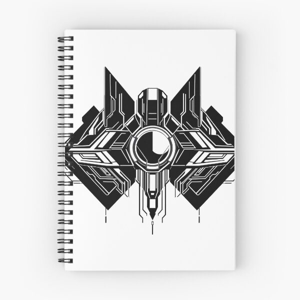 Item preview, Black White Scifi Landscapes Forms Space Exploration Visions designed and sold by ART ATTACK ZONE.