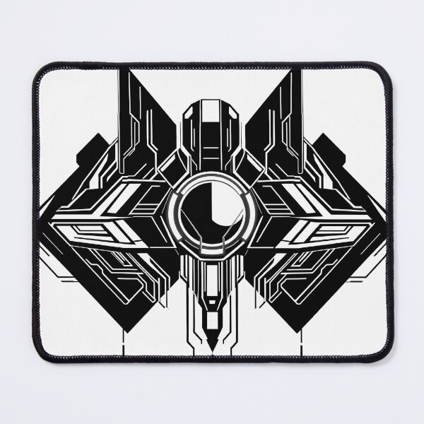 Item preview, Black White Scifi Landscapes Forms Space Exploration Visions designed and sold by ART ATTACK ZONE.