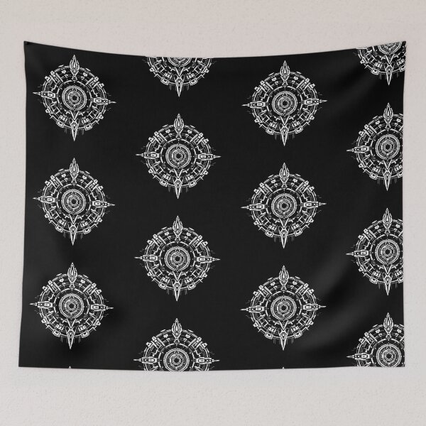 Item preview, Black White Circles Forms Space Exploration Visions designed and sold by ART ATTACK ZONE.
