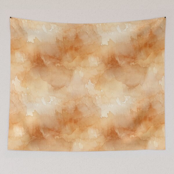 Item preview, Amber brown abstract watercolor designed and sold by DigitaICraft.