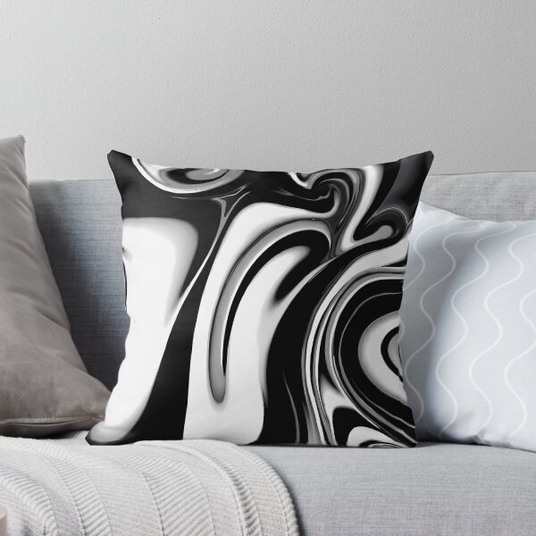 Item preview, Black White Abstract Lines Forms Exploration Visions designed and sold by ART ATTACK ZONE.