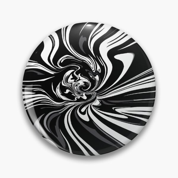 Item preview, Black White Abstract Surreal Art Exploration Visions designed and sold by ART ATTACK ZONE.