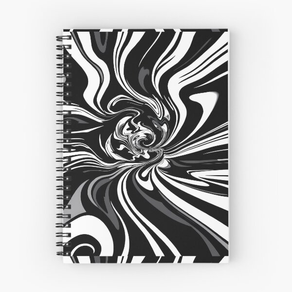 Item preview, Black White Abstract Surreal Art Exploration Visions designed and sold by ART ATTACK ZONE.