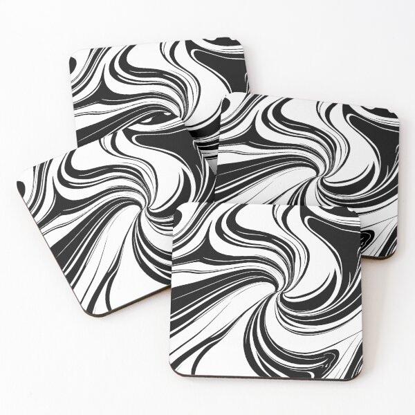 Item preview, Black White Abstract Lines Forms Visions  designed and sold by ART ATTACK ZONE.