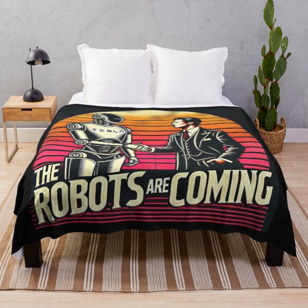 Item preview, the robots are coming designed and sold by TEEJAMBOREE.