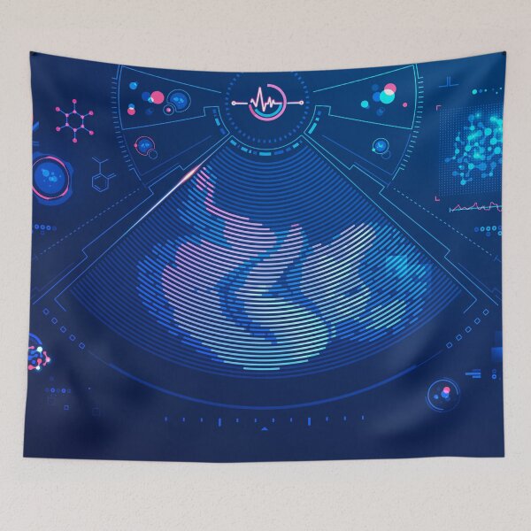 Item preview, medical healthcare technology pregnancy x-ray, child birth scan ultrasound interface designed and sold by NiamLab.
