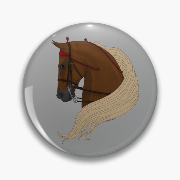 Item preview, Chestnut with Flaxen Mane American Saddlebred Horse designed and sold by DappledMoon.