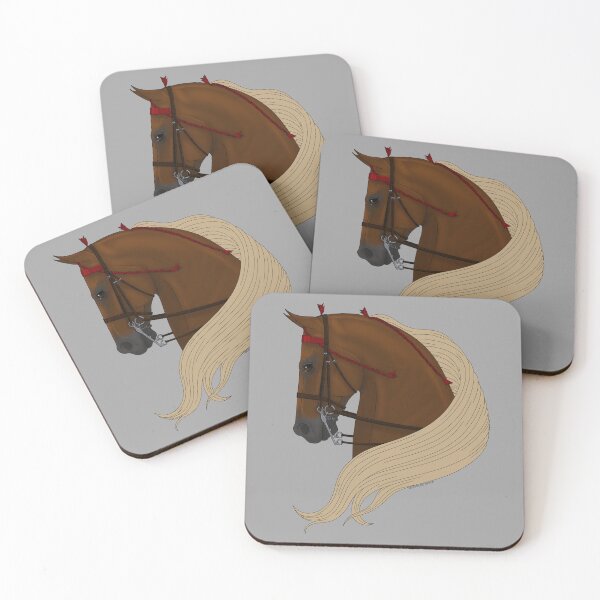 Item preview, Chestnut with Flaxen Mane American Saddlebred Horse designed and sold by DappledMoon.