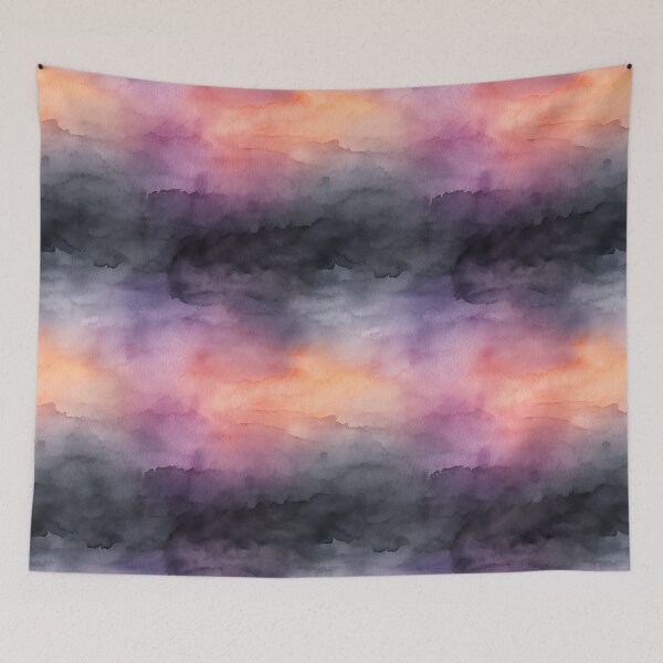 Item preview, Dark multicolor abstract watercolor designed and sold by DigitaICraft.