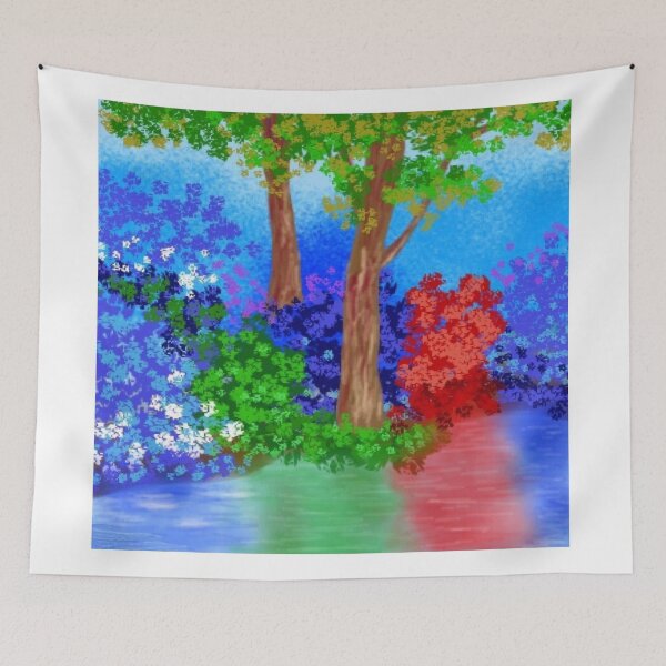 Item preview, Flowering Forest designed and sold by lawrencehyde.